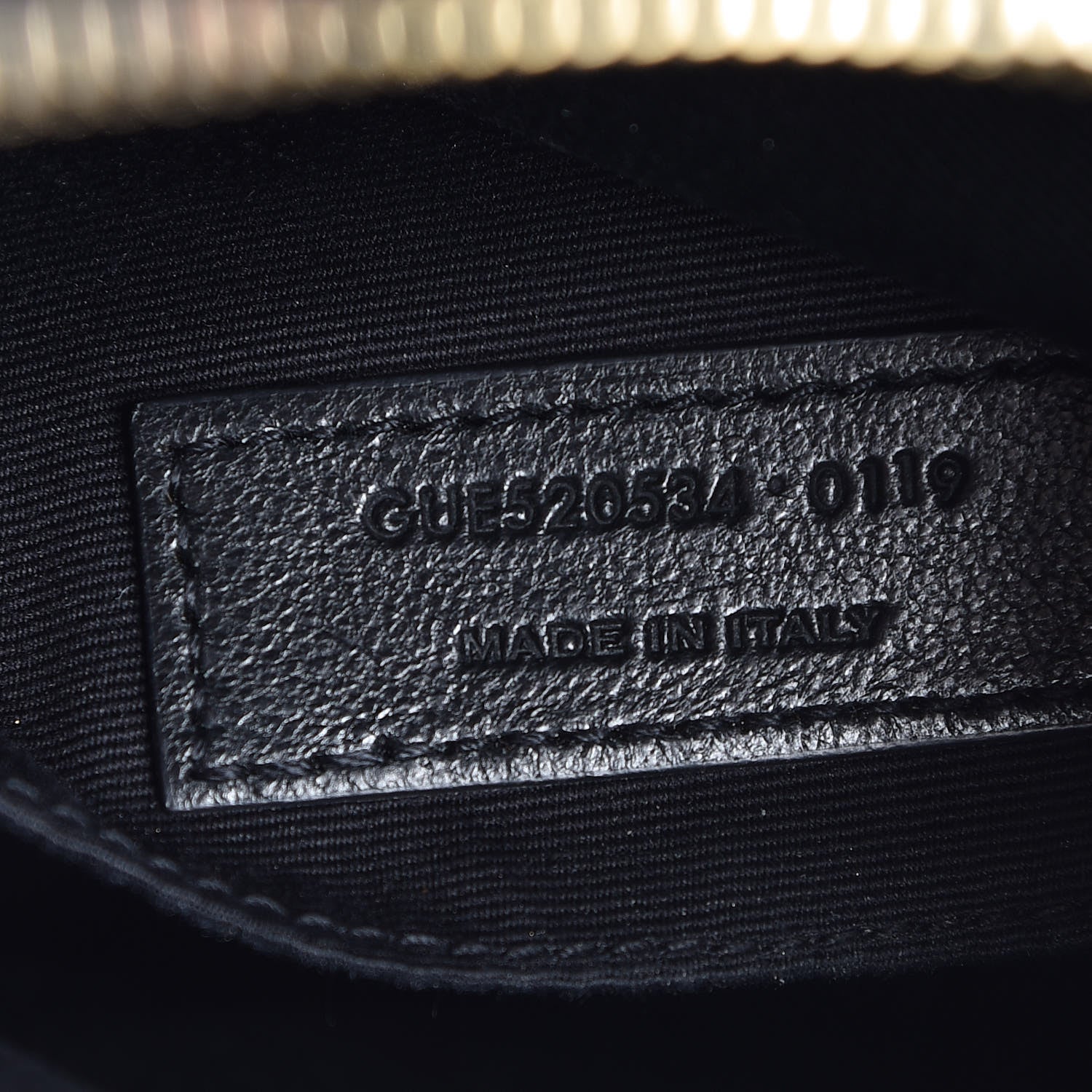 Saint Laurent Calfskin Matelasse Monogram Lou Camera Bag Black 9 of 12