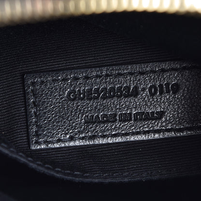Saint Laurent Calfskin Matelasse Monogram Lou Camera Bag Black 9 of 12