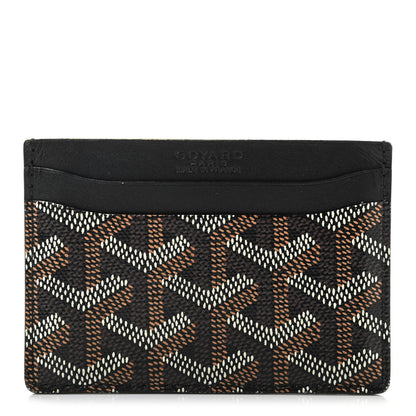Goyard Goyardine Saint Sulpice Card Holder Black 1 of 9