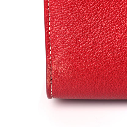 Saint Laurent Grained Calfskin Topstich Baby Sac De Jour Red 11 of 11