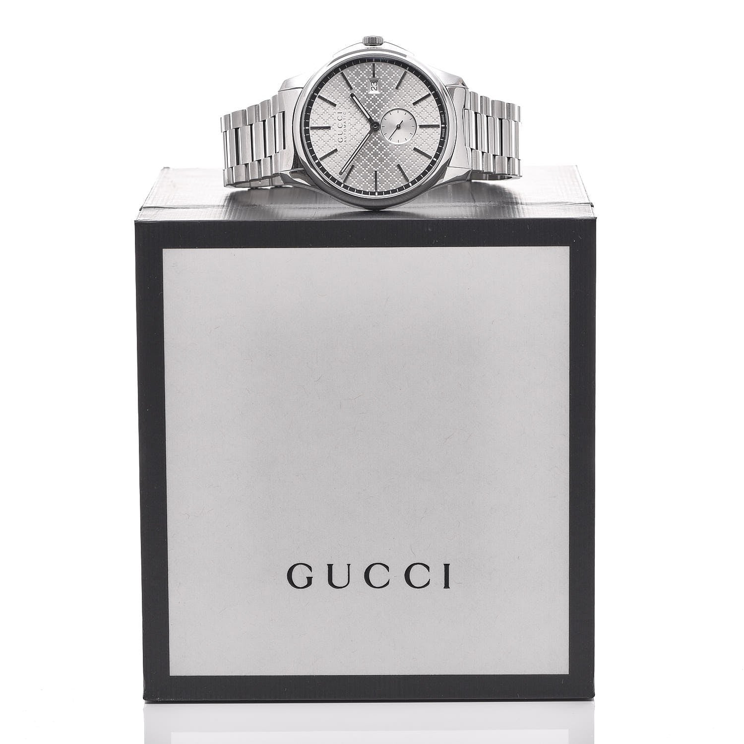 Gucci Stainless Steel 40mm G-Timeless Automatic Watch 9 of 9