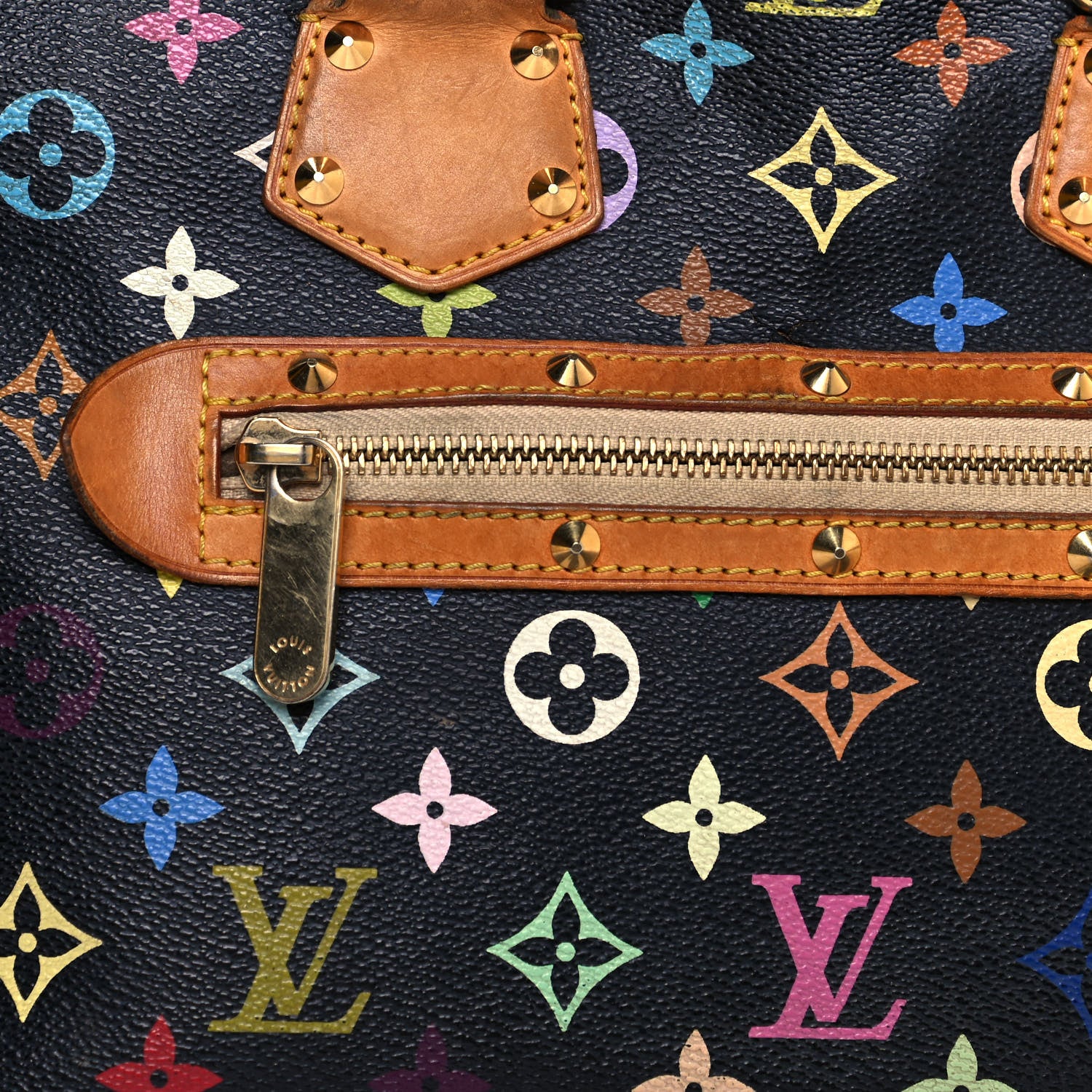 Louis Vuitton Monogram Multicolor Alma Black 8 of 17