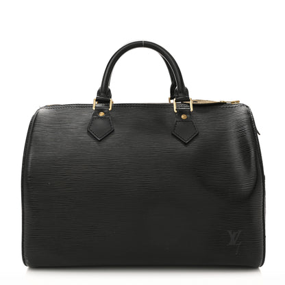 Louis Vuitton Epi Speedy 30 Black 1 of 17