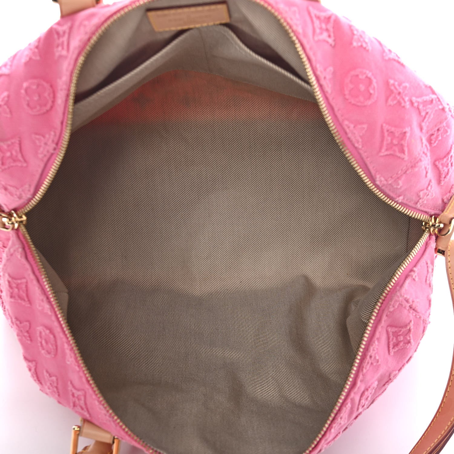 Louis Vuitton Denim Monogram Stone Speedy Bandouliere 35 Rose 4 of 8
