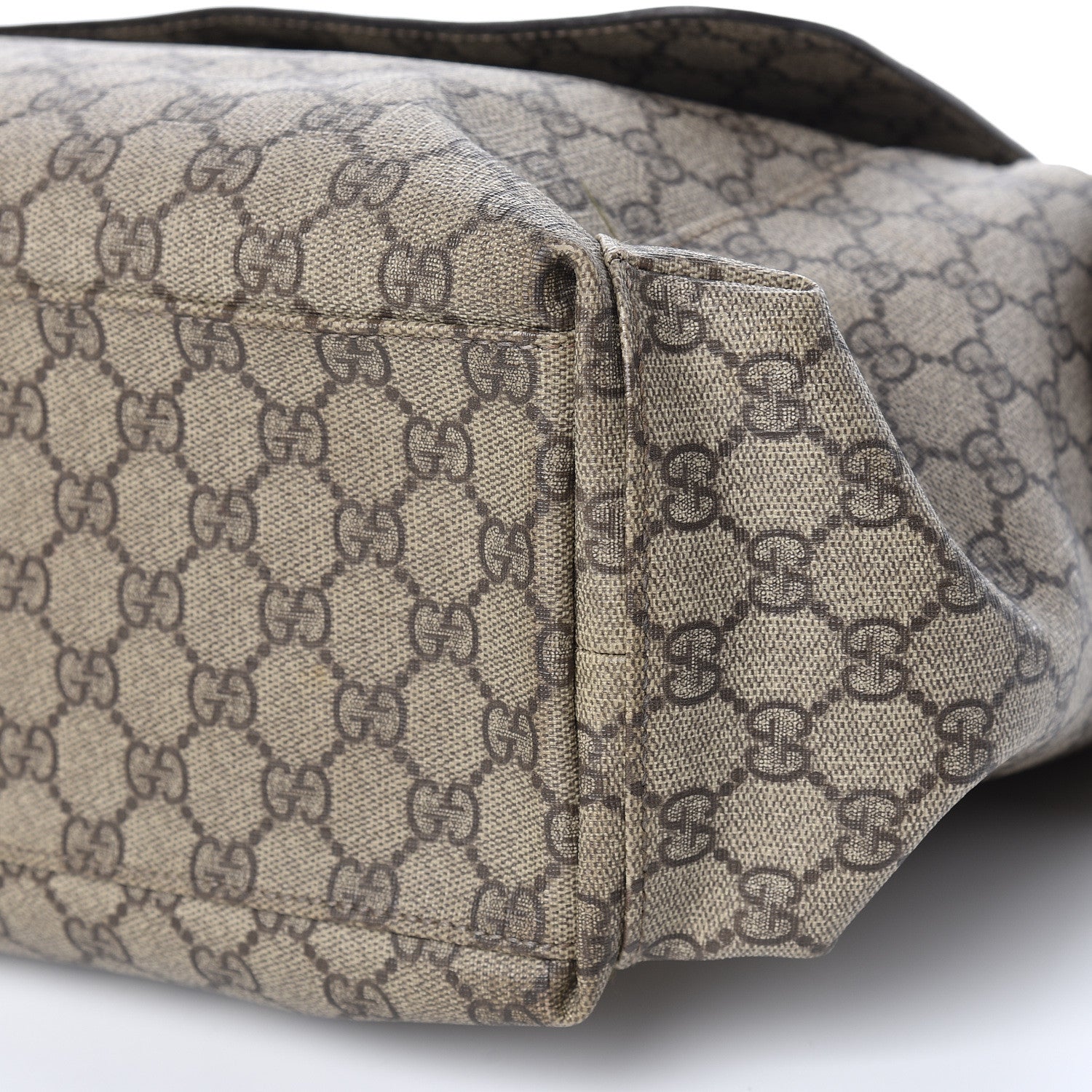 Gucci GG Plus Monogram Messenger Diaper Bag Dark Brown 10 of 11