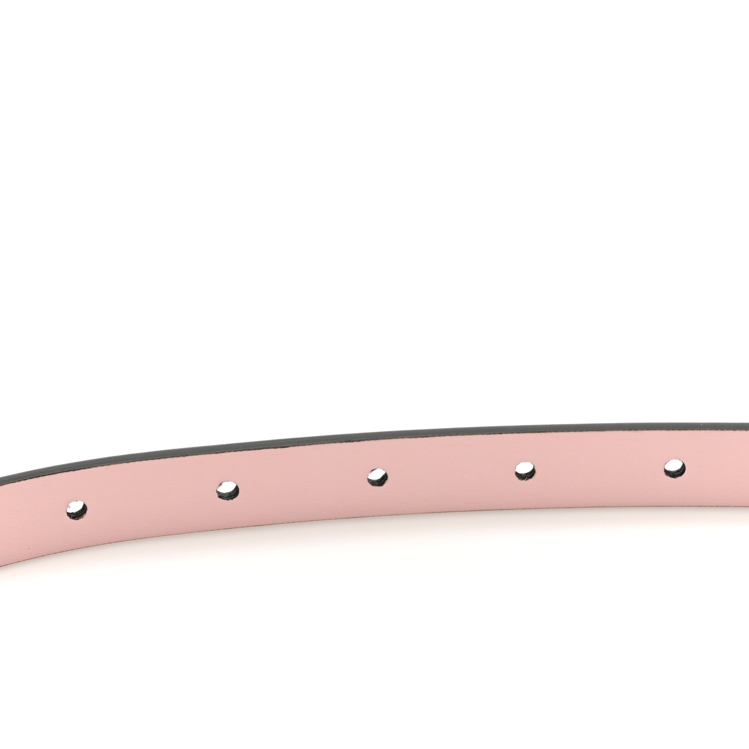 Valentino Garavani Calfskin Rockstud Belt 90 36 Light Pink 3 of 4