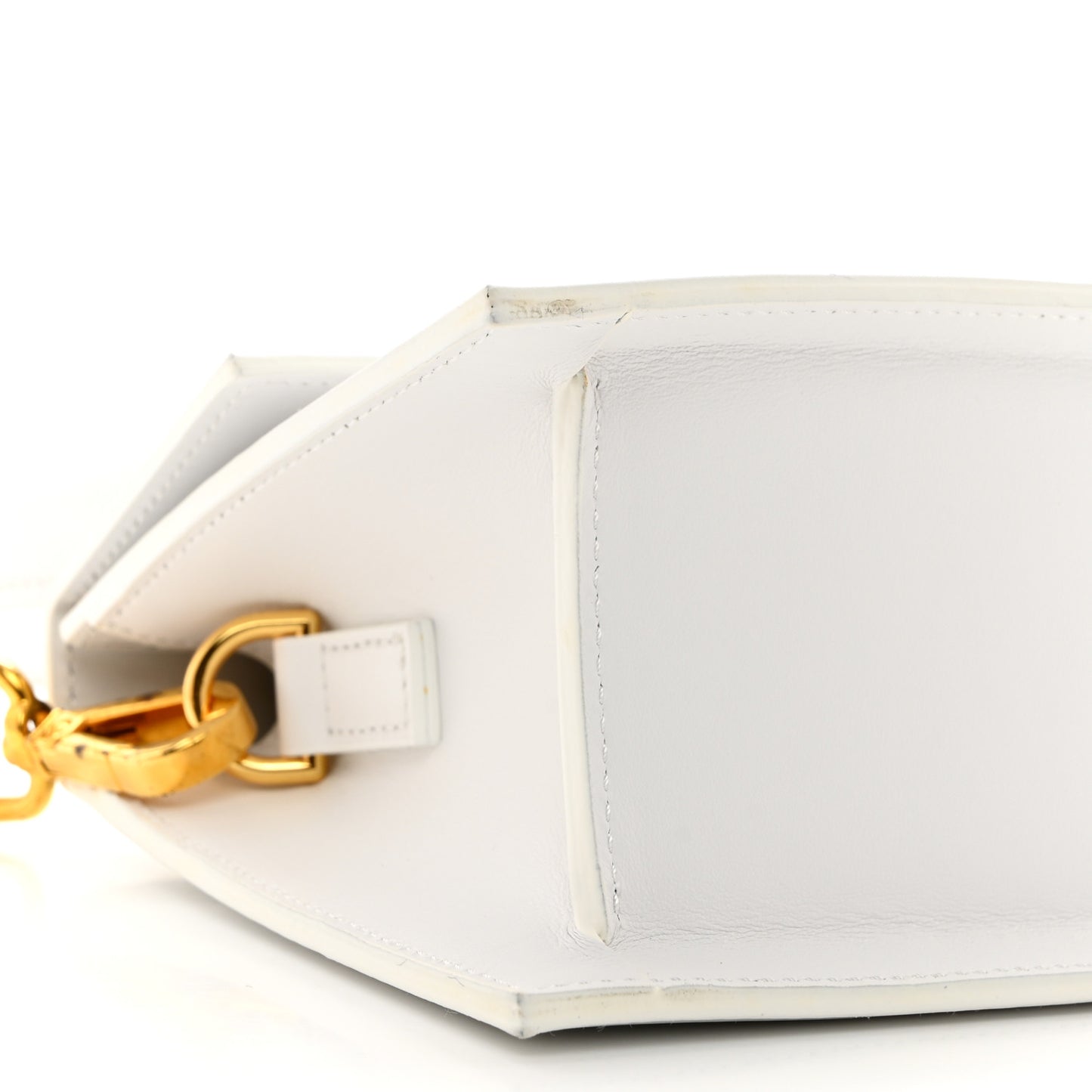 Smooth Calfskin Le Chiquito Moyen White