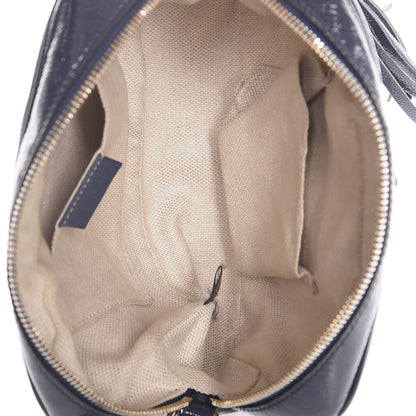 Gucci Vernice Naplack Small Soho Disco Bag Uniform Blue 5 of 7