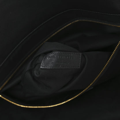 Saint Laurent Lambskin Quilted Maxi Icare Shopping Tote Black 8 of 11