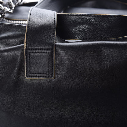 Chanel Calfskin CC Duffel Bag Black 12 of 17