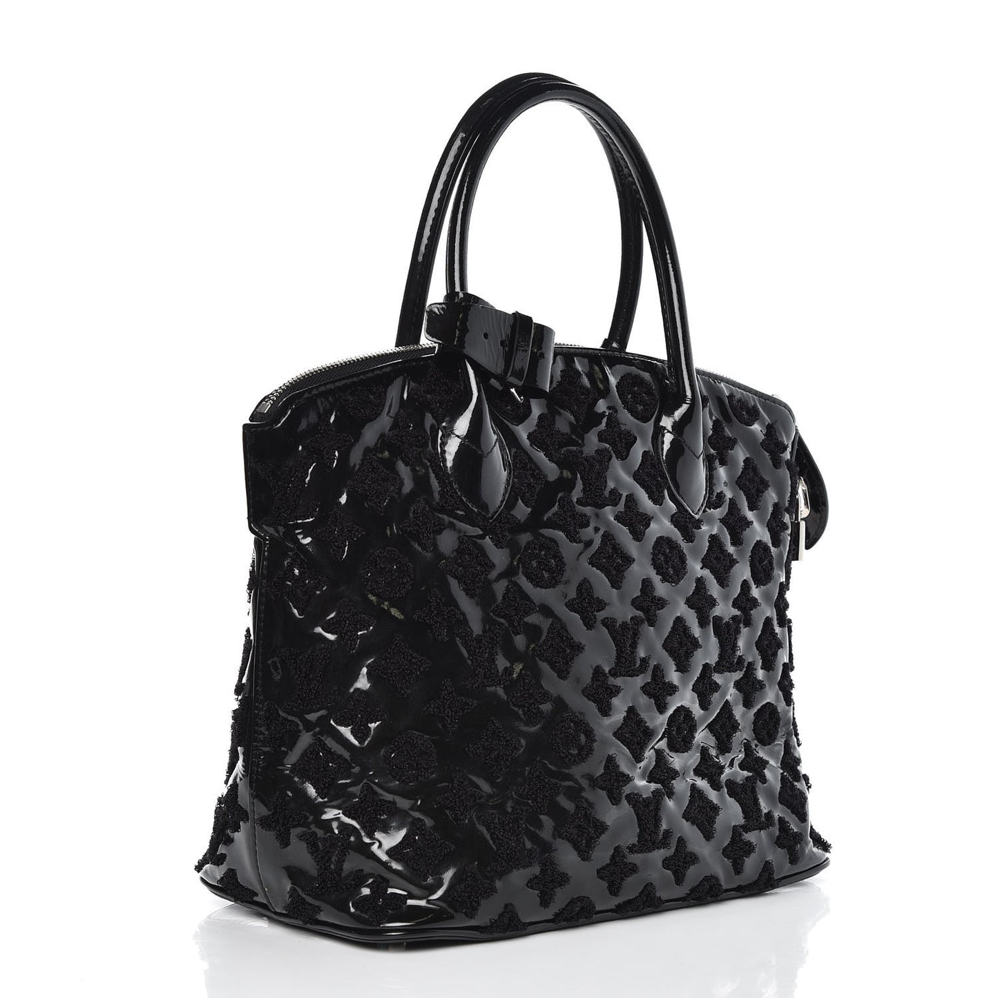 Patent Lambskin Fascination Lockit Black