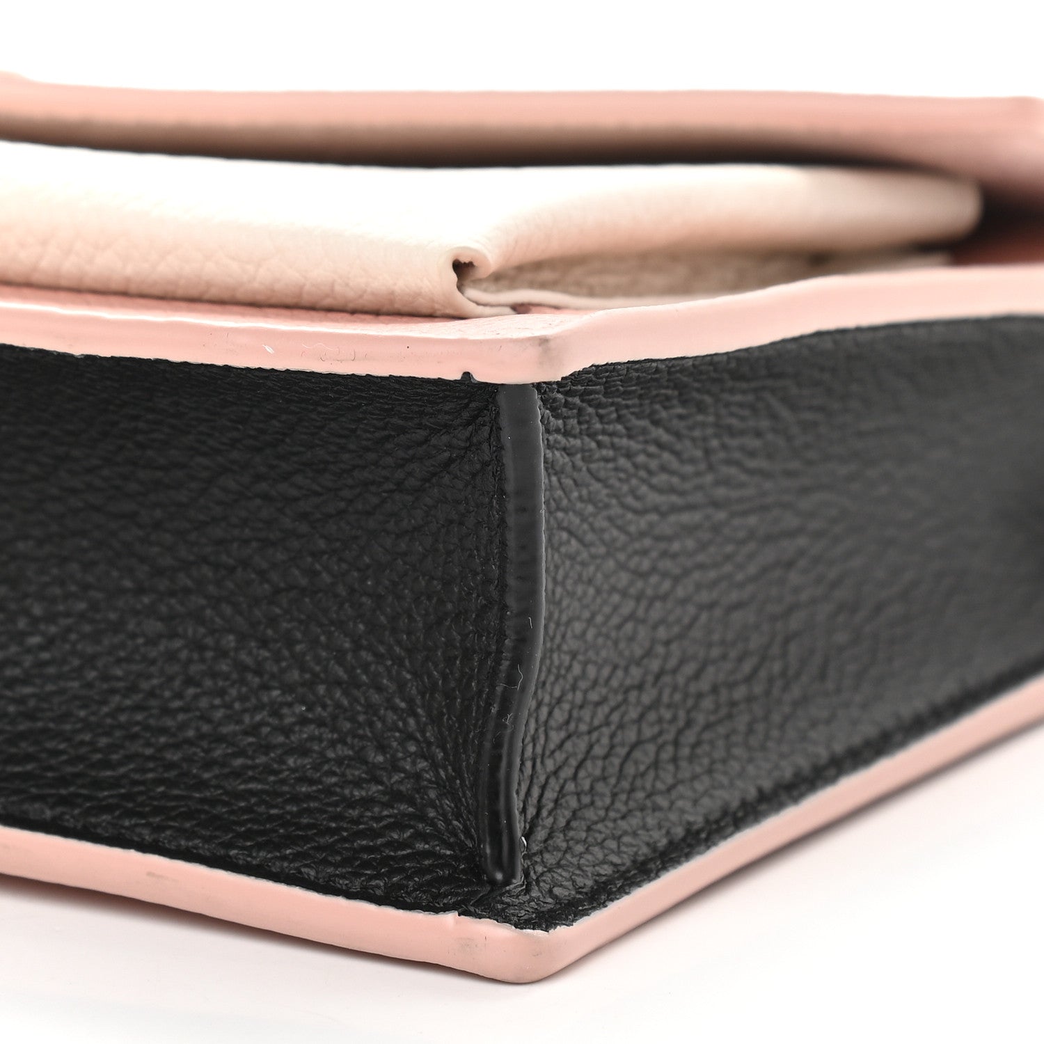 Louis Vuitton Calfskin My Lockme Chain Pochette Rose Ballet White 8 of 8