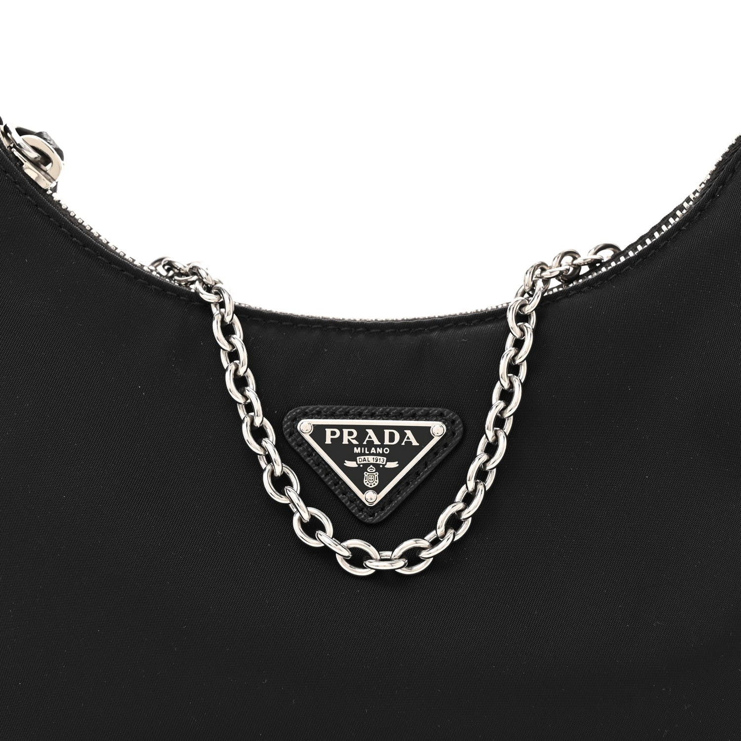 Prada Nylon Re-Edition 2005 Shoulder Bag Black 7 of 9