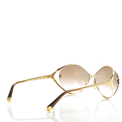 Louis Vuitton Laurel Sunglasses Z0410U Brown Glitter 2 of 6