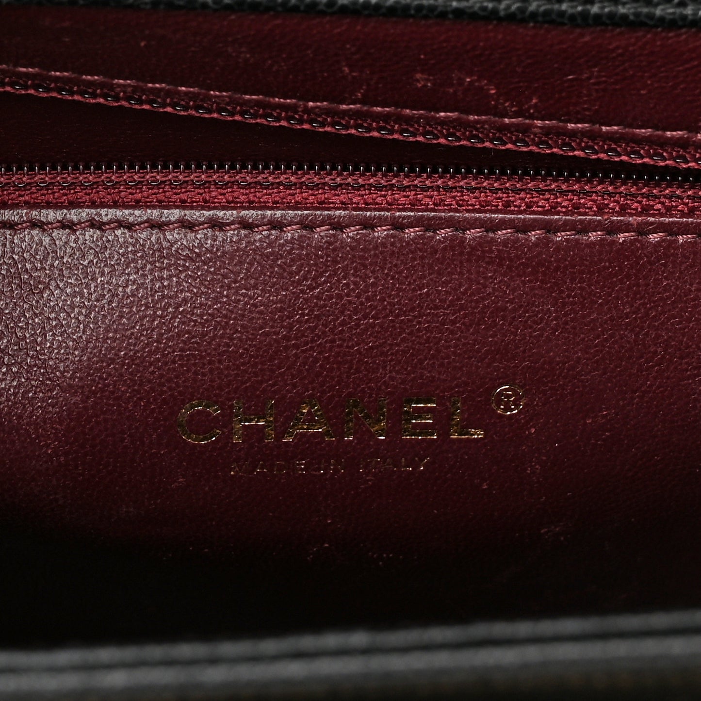Caviar Quilted Large Business Affinity Flap Black