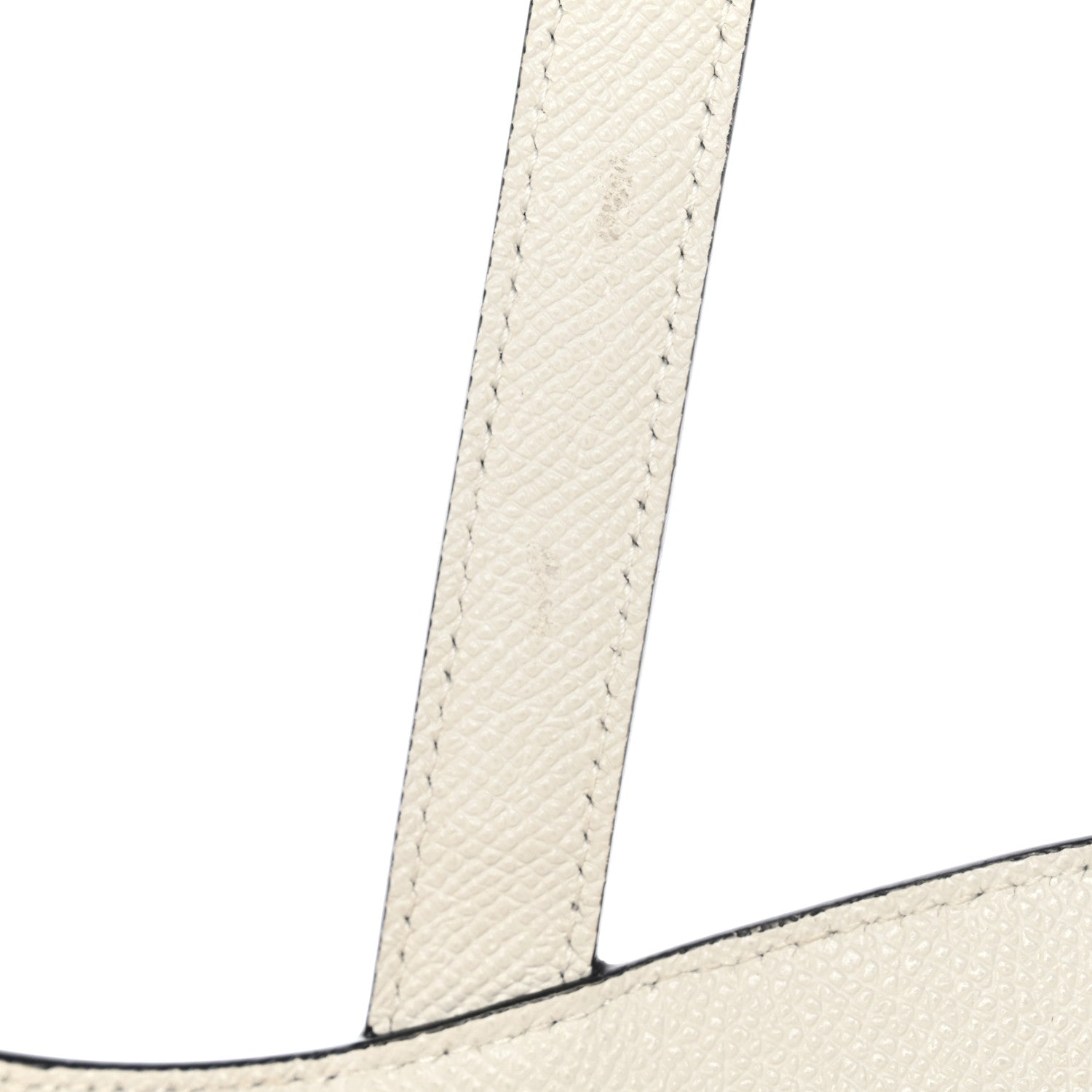 Christian Dior Grained Calfskin Saddle Bag White 11 of 11