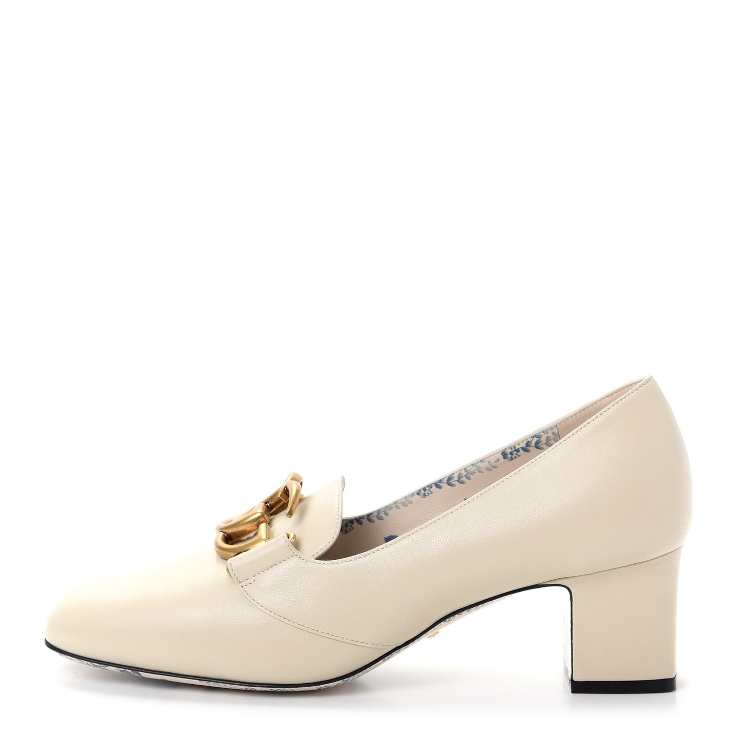 Malaga Kid GG Victoire 55mm Loafer Pumps 39.5 Vintage White