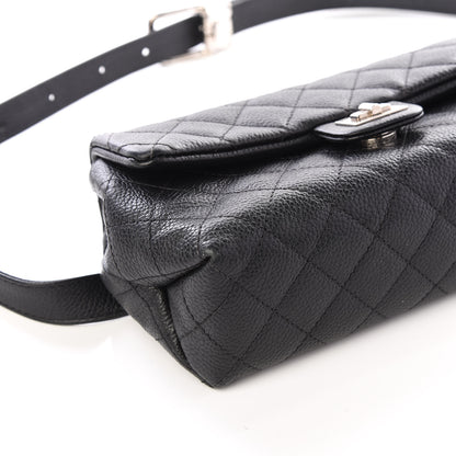 Chanel Grained Calfskin Quilted 2.55 Reissue Flap Belt Bag Clutch Black 5 of 13