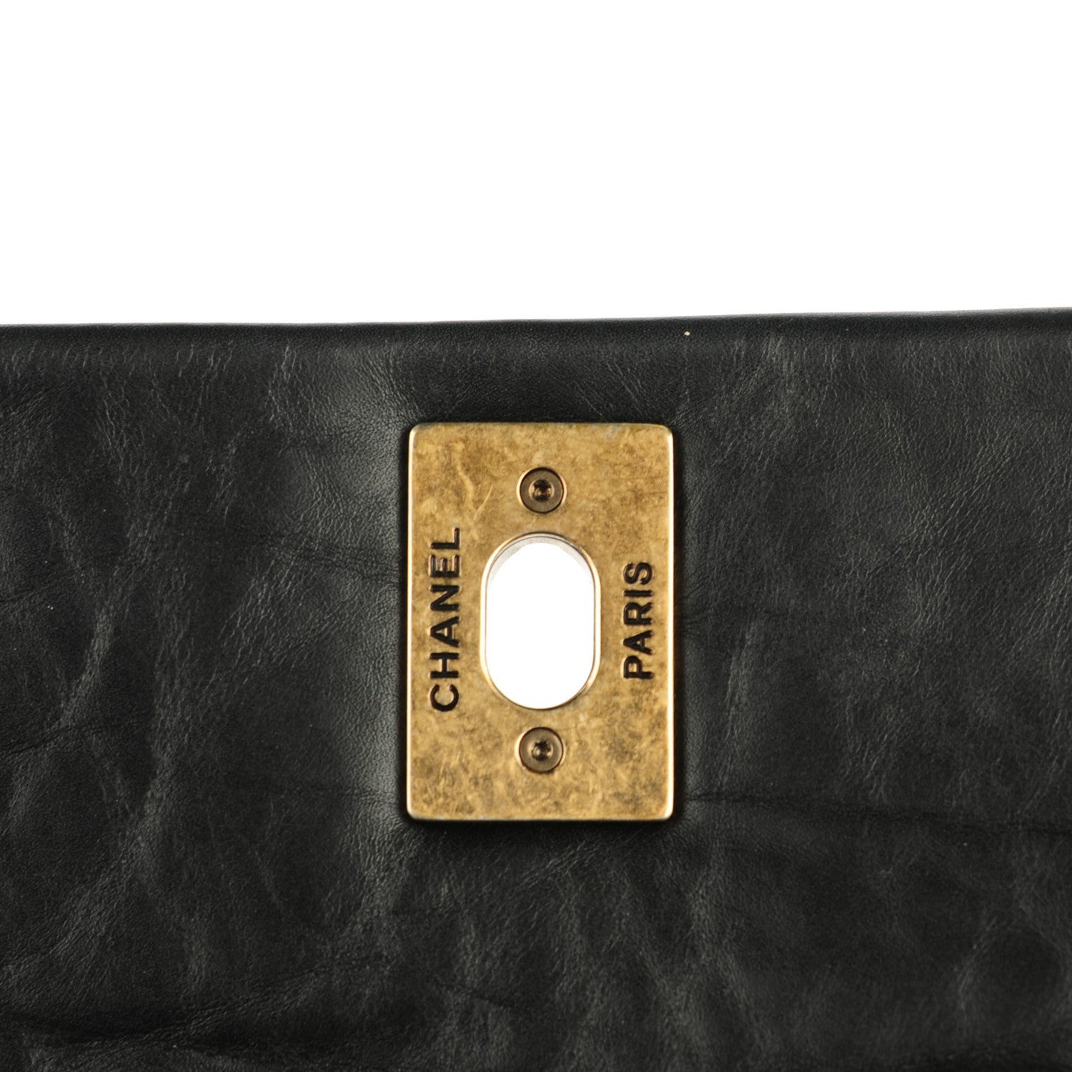 Chanel Aged Calfskin Quilted Small Pondichery Flap Black 6 of 8