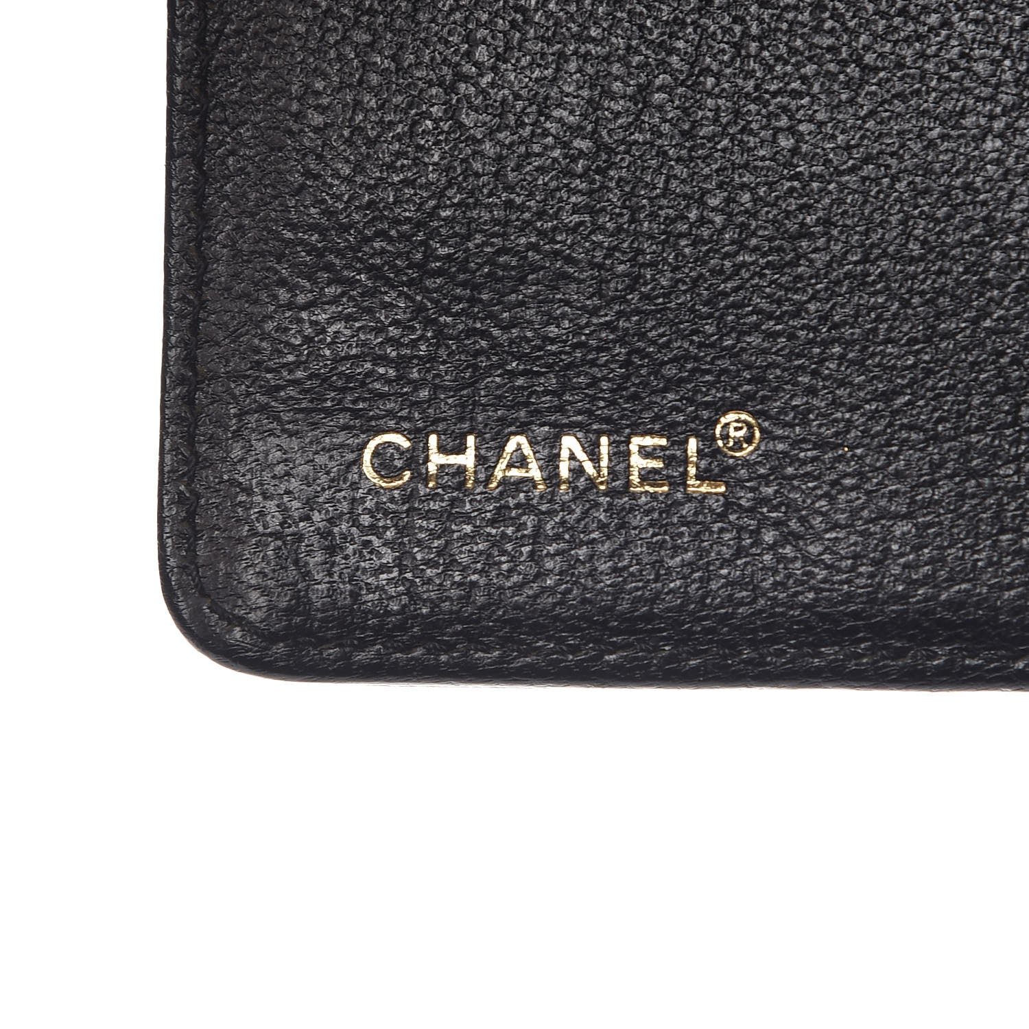 Chanel Goatskin Small Ring Agenda Planner Black 7 of 9