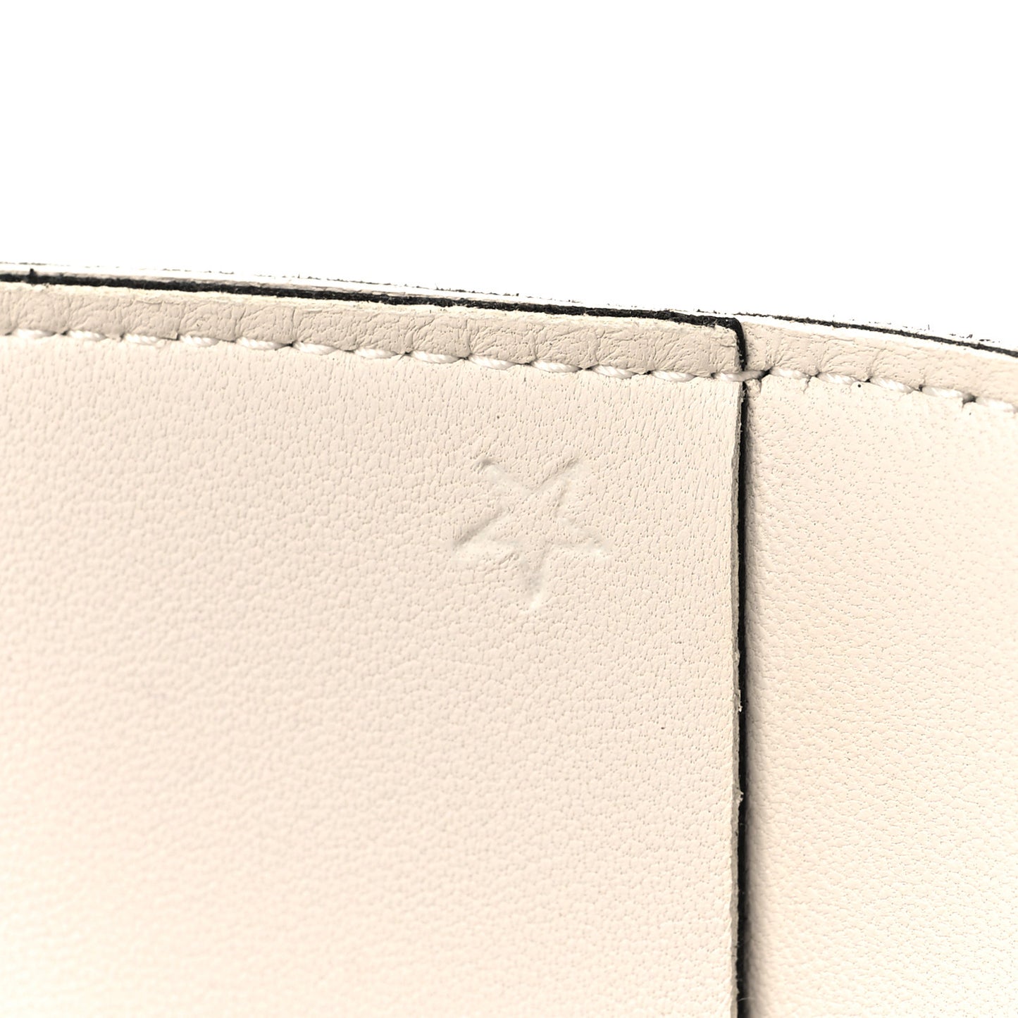 Nappa Maxi Intrecciato Arco Tote Black White