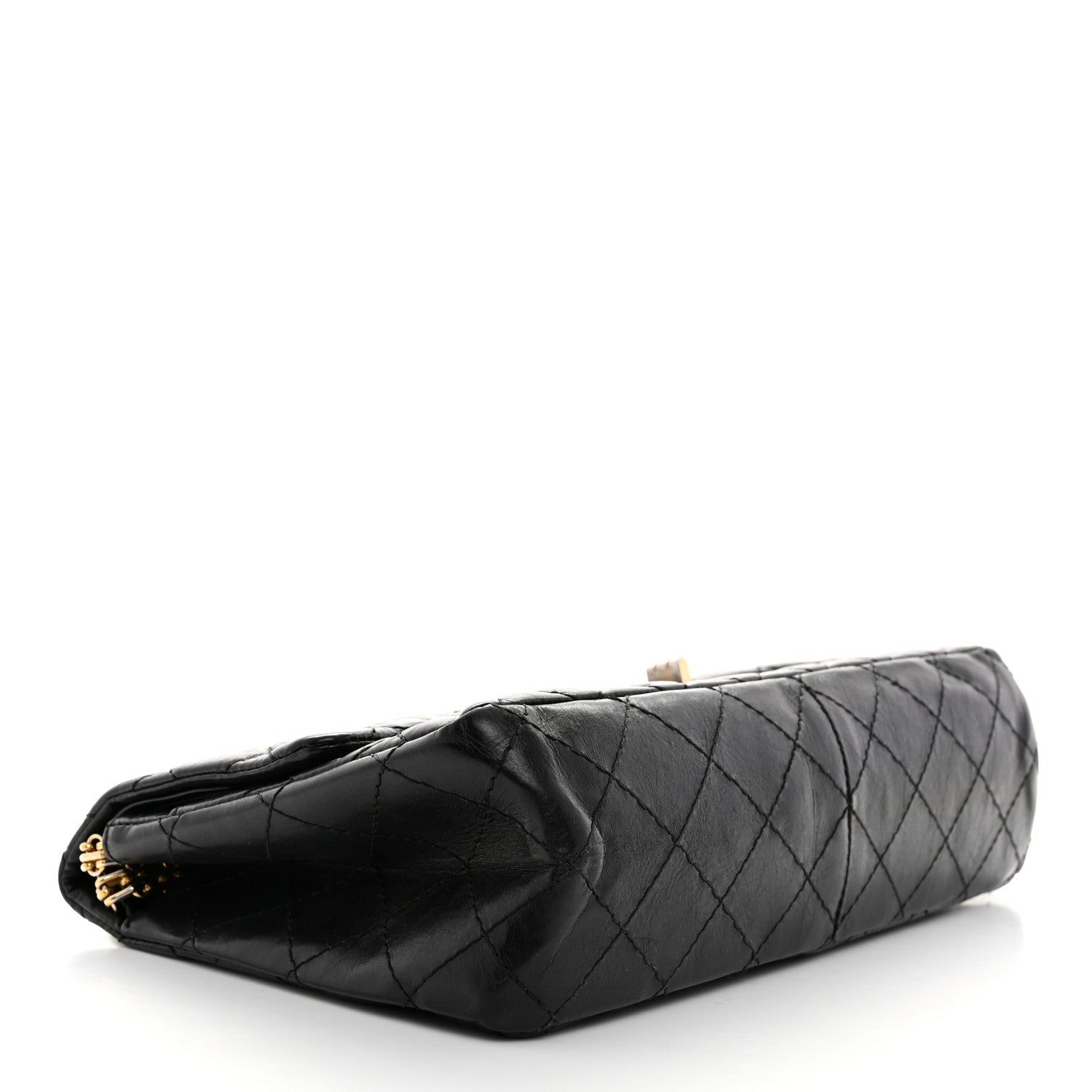 Chanel Aged Calfskin Quilted 2.55 Reissue 226 Flap Black 4 of 10