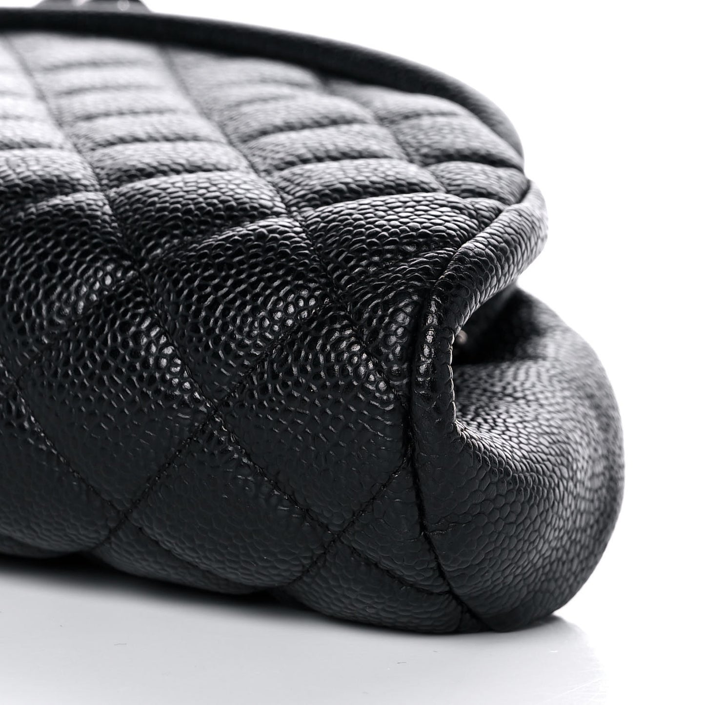 Caviar Quilted Timeless Clutch Black