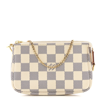 Louis Vuitton Damier Azur Mini Pochette Accessories 1 of 8