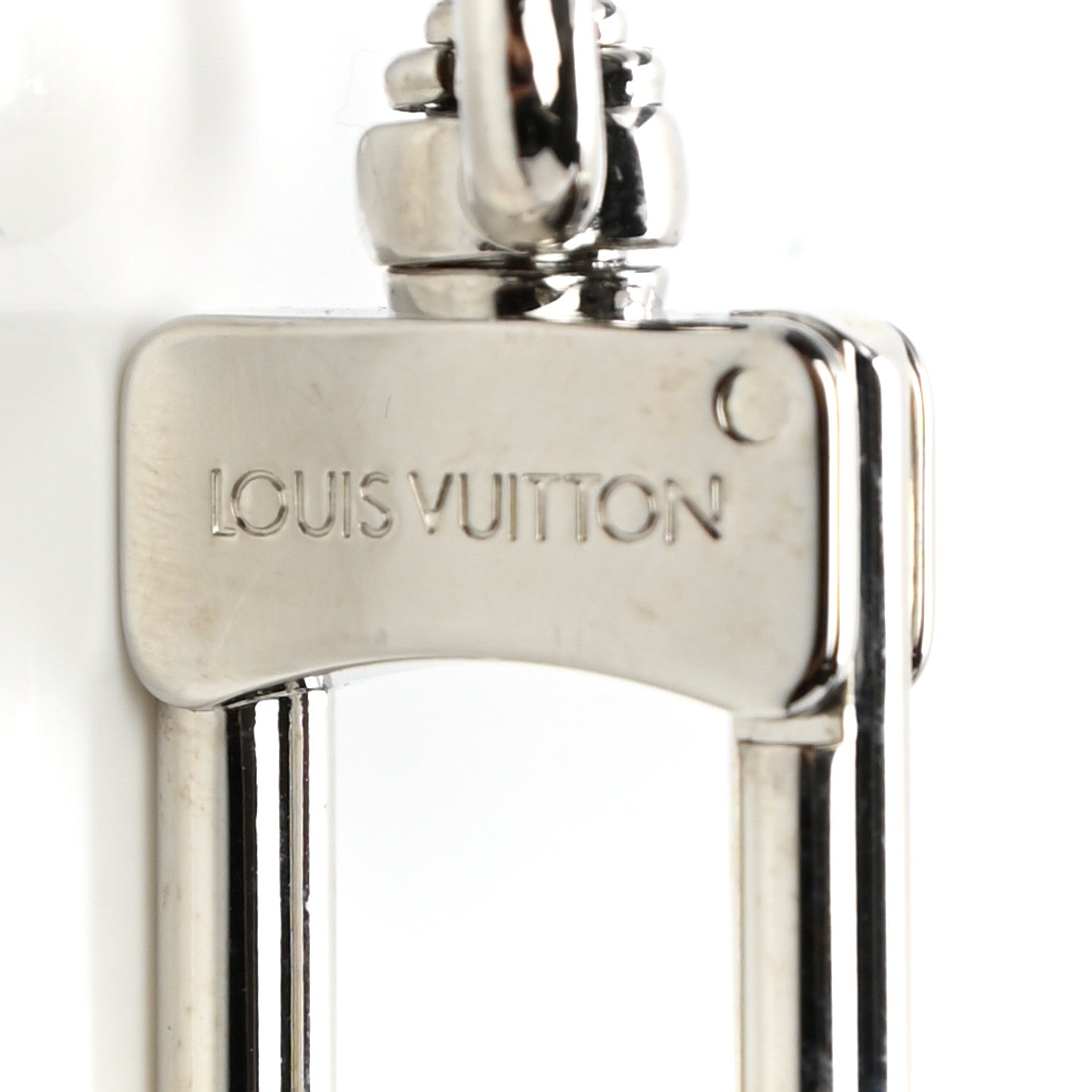 Louis Vuitton Pochette Extender Key Ring Chain Silver 3 of 4
