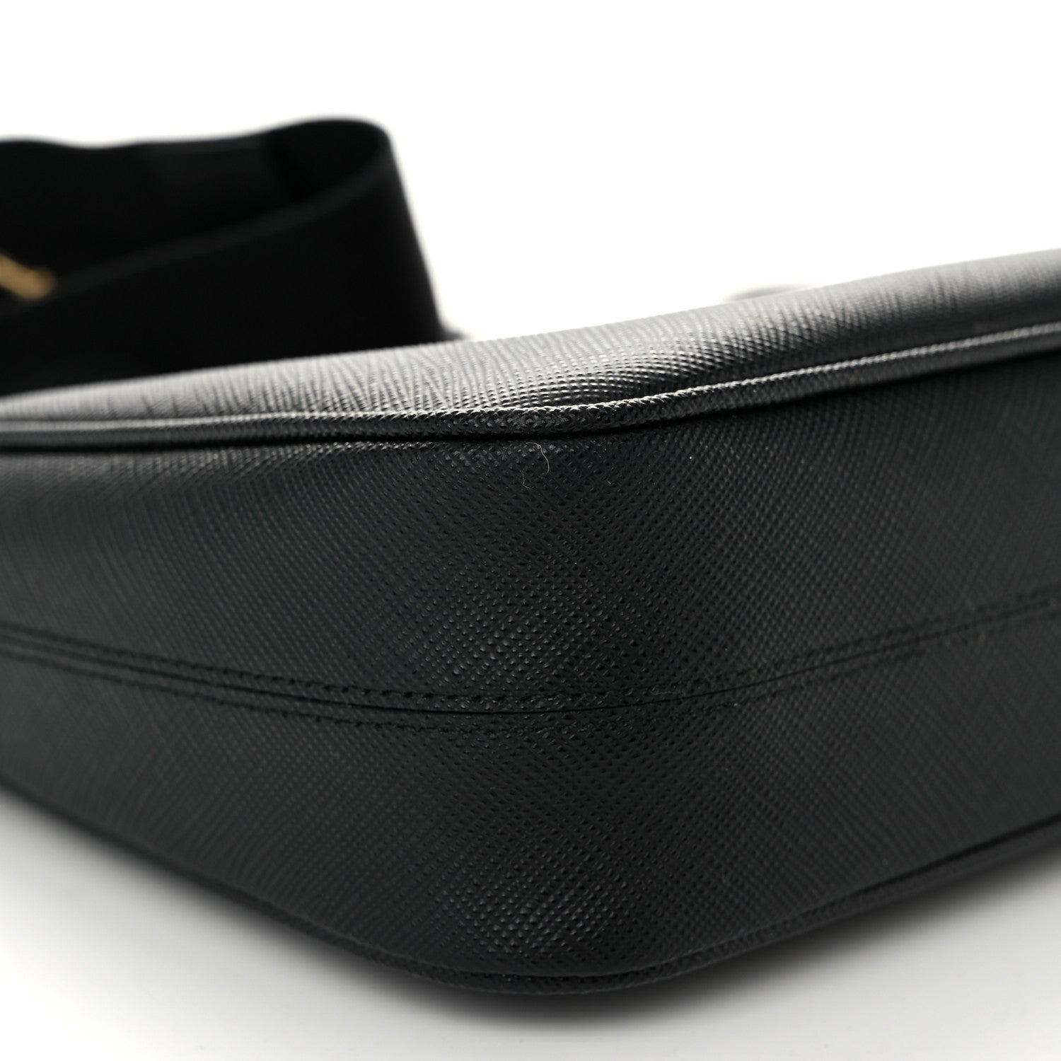 Prada Saffiano Lux Re-Edition 2005 Shoulder Bag Black 10 of 11