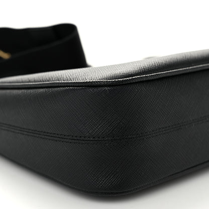 Prada Saffiano Lux Re-Edition 2005 Shoulder Bag Black 10 of 11