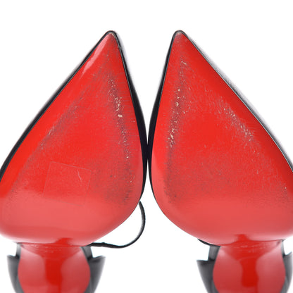 Christian Louboutin Shiny Nappa Suzanna 100 Pumps 40 Black 8 of 11