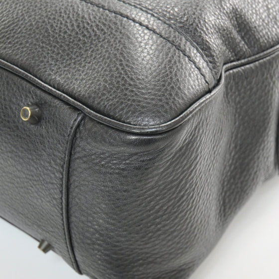 Burberry Pebbled Leather Tote Black 5 of 12