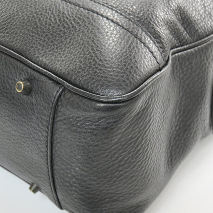 Burberry Pebbled Leather Tote Black 5 of 12