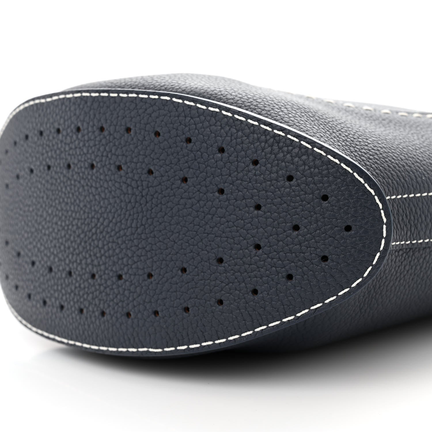 Delvaux Taurillon Pin Daily Surpique Bucket Navy 10 of 11