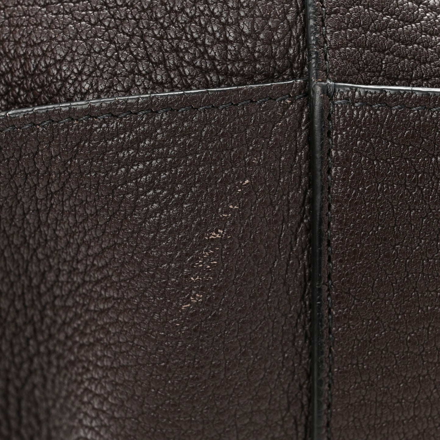 Soft Grained Calfskin Sangle Bucket Bag Ecorce