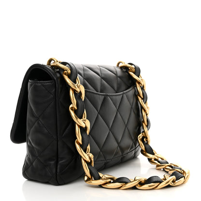 Chanel Lambskin Quilted Large CC Funky Town Flap Black 3 of 11