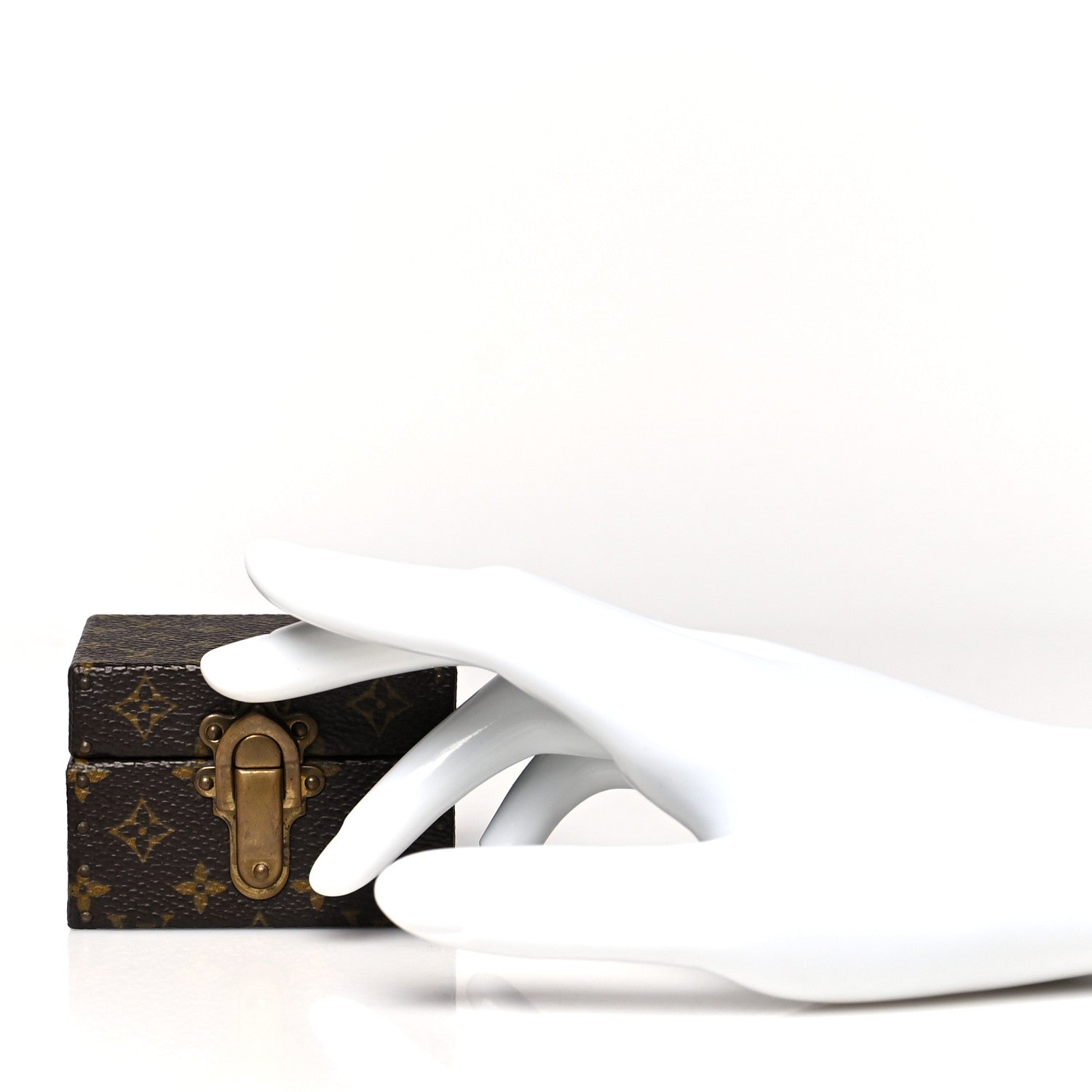 Louis Vuitton Monogram Ring Box Mini Trunk Case 2 of 13