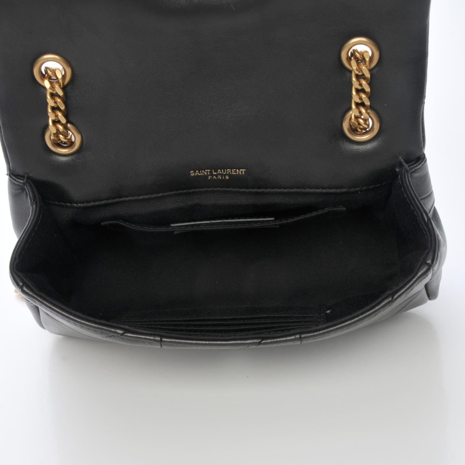 Saint Laurent Lambskin Patchwork Monogram Small Jamie Black 5 of 11