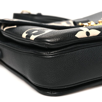 Louis Vuitton Empreinte Monogram Giant Pochette Metis Black Beige 8 of 10