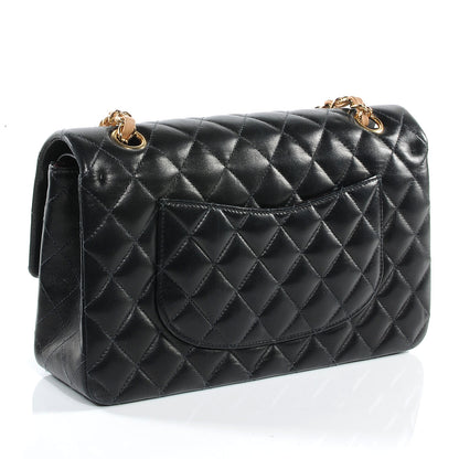 Chanel Lambskin Double Flap Medium Black 3 of 8
