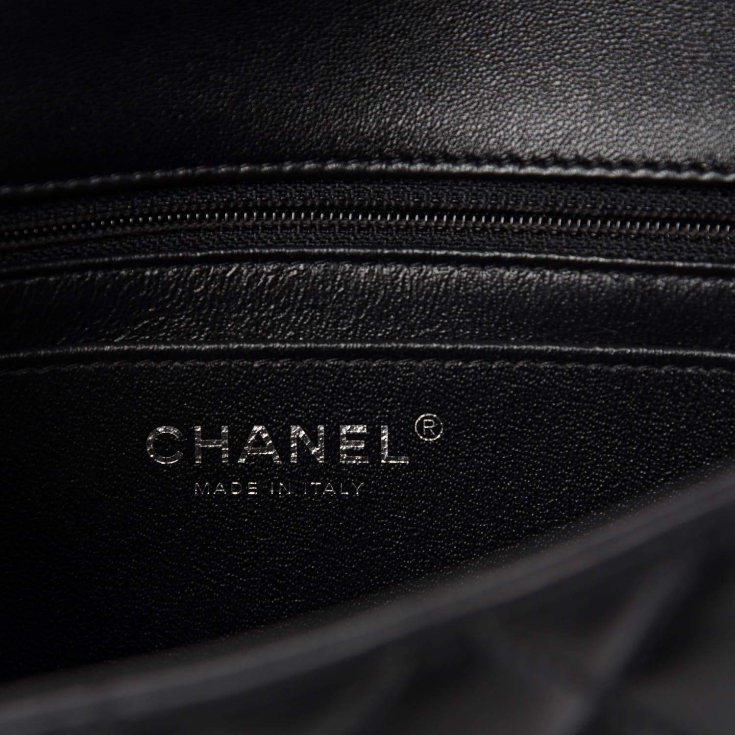 Chanel Lambskin Quilted Mini Rectangular Flap Black 8 of 11