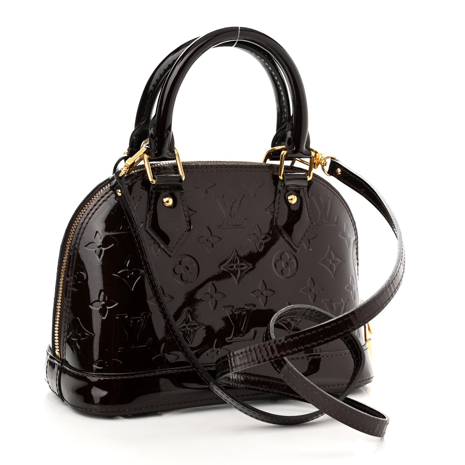 Louis Vuitton Vernis Alma BB Amarante 2 of 13