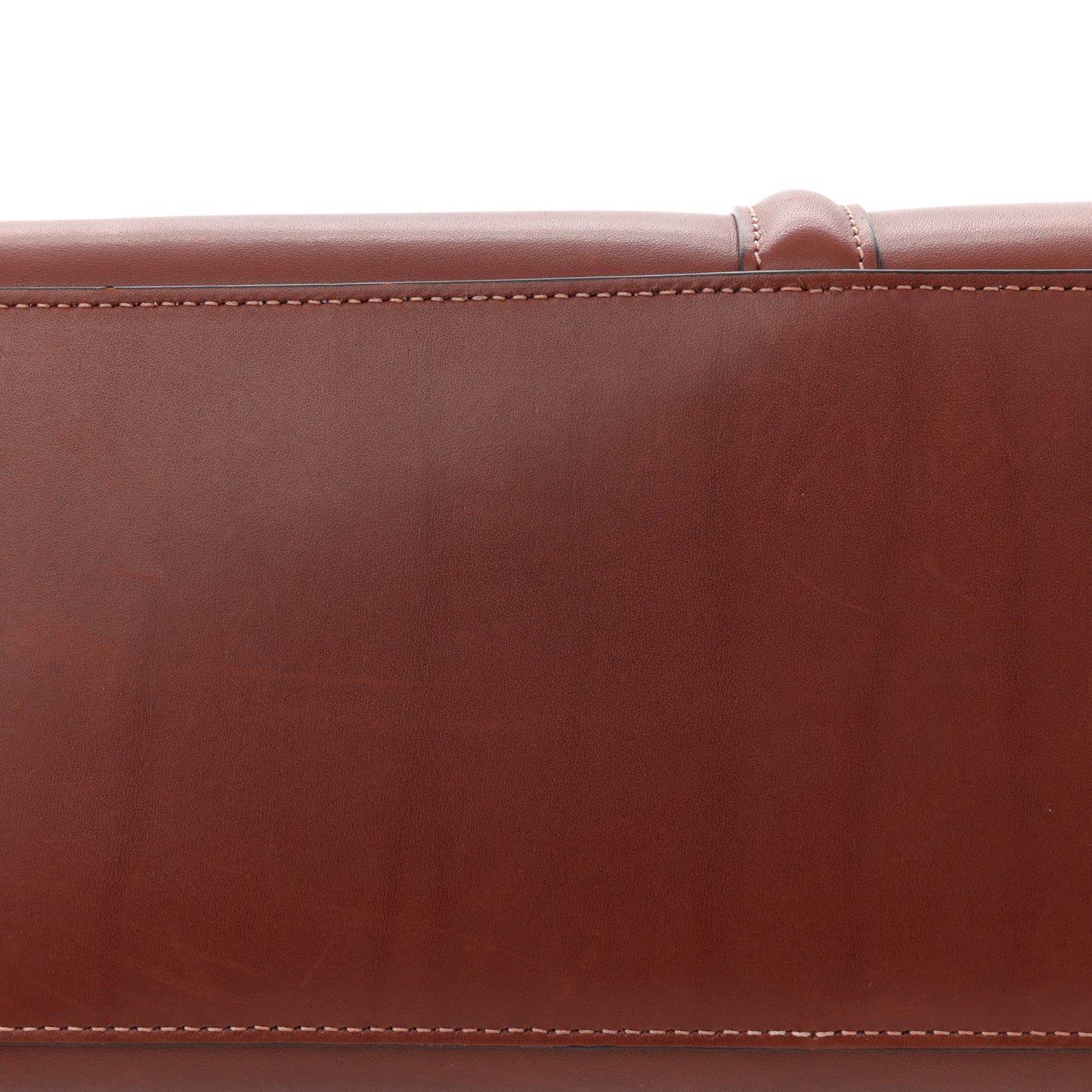 Natural Calfskin Medium 16 Top Handle Bag Teck