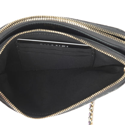 Chanel Iridescent Caviar Quilted Small Clutch With Chain Black 7 of 14