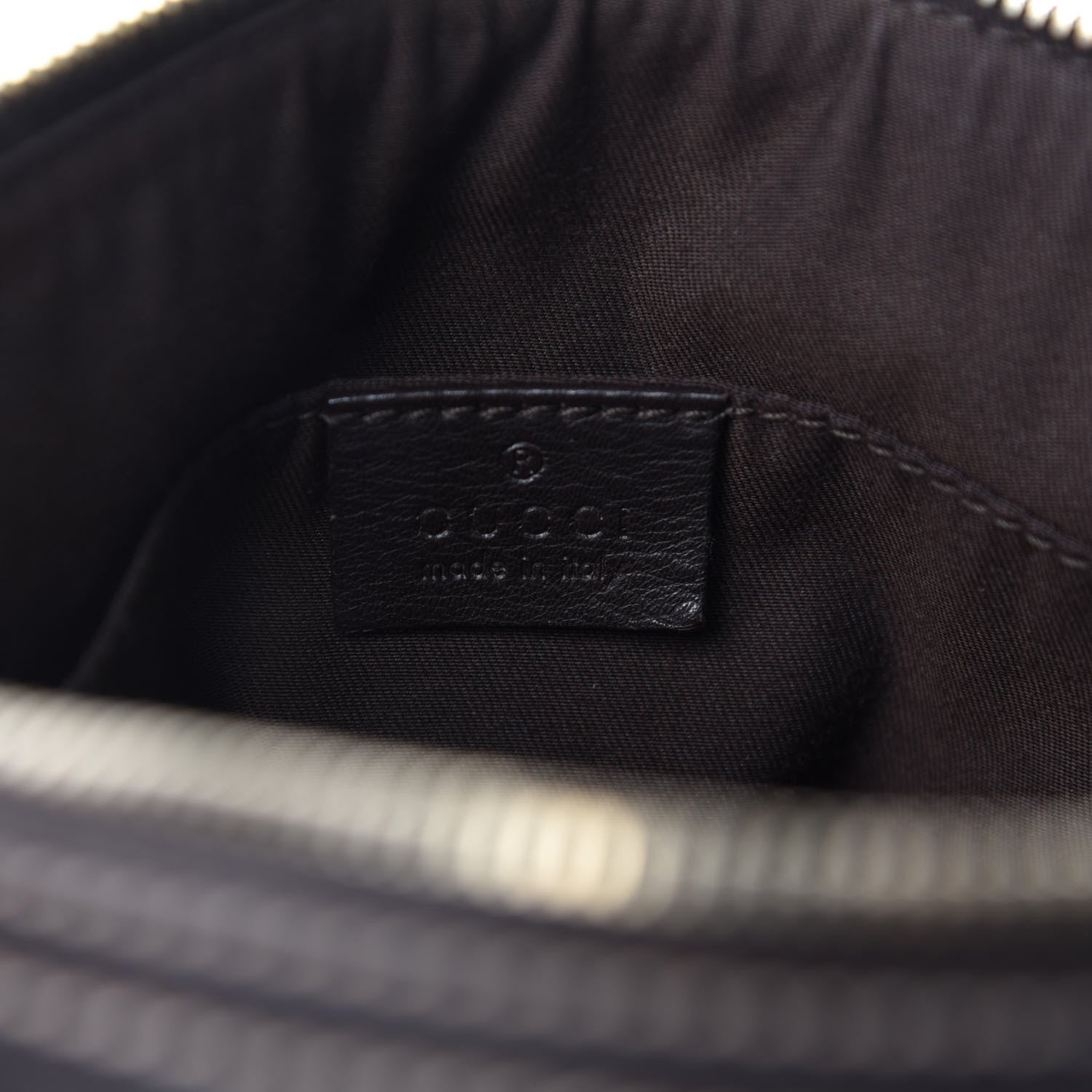 Gucci Monogram Trophy Satchel Ebony 9 of 11