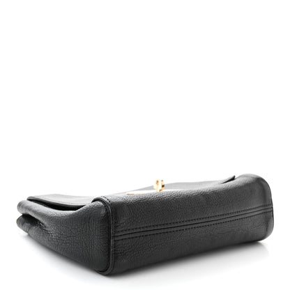 Mulberry Glossy Goatskin Small Lily Flap Black 4 of 11