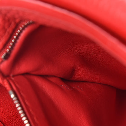 Louis Vuitton Taurillon Capucines BB Rubis 9 of 14