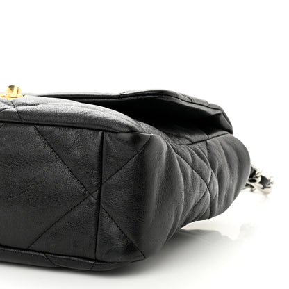 Chanel Lambskin Quilted Large Chanel 19 Flap Black 10 of 10