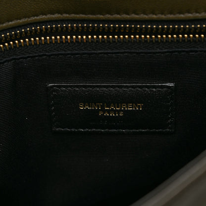 Saint Laurent Lambskin Matelasse Monogram Medium Niki Chain Satchel Seaweed 6 of 9